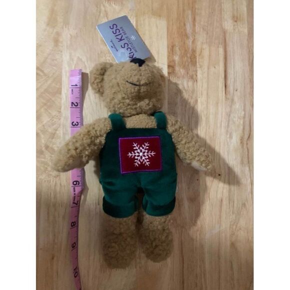 Hallmark Kiss Kiss Mistletoe Bear 10" Plush Stuff - Picture 9 of 9